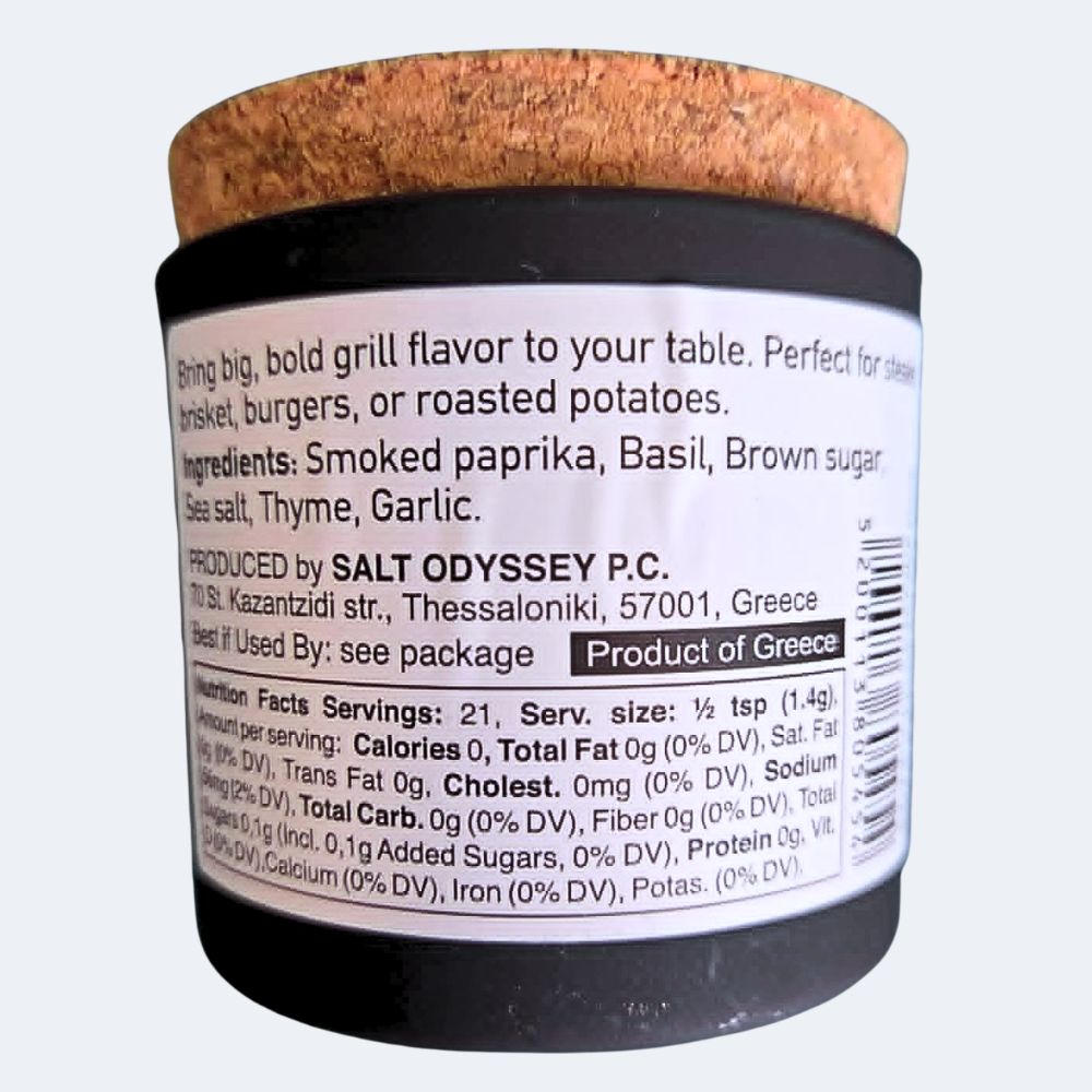 Innehållsförteckning och näringsvärde för Spice Rub Texas Steakhouse, grillkryddblandning